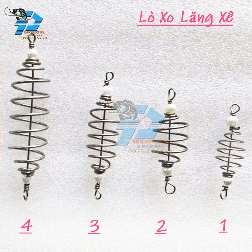 Lò xo Lăng xê thép không rỉ , đầy đủ các size !!!