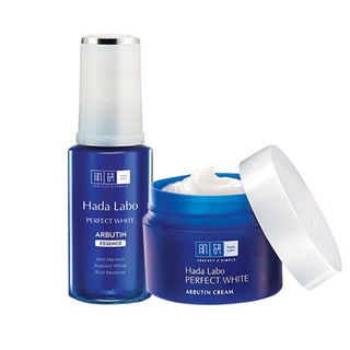 Bộ Tinh chất và kem dưỡng trắng vượt trội Hada Labo Perfect White
