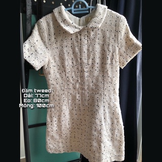 Thanh lý: đầm tweed tiểu thư
