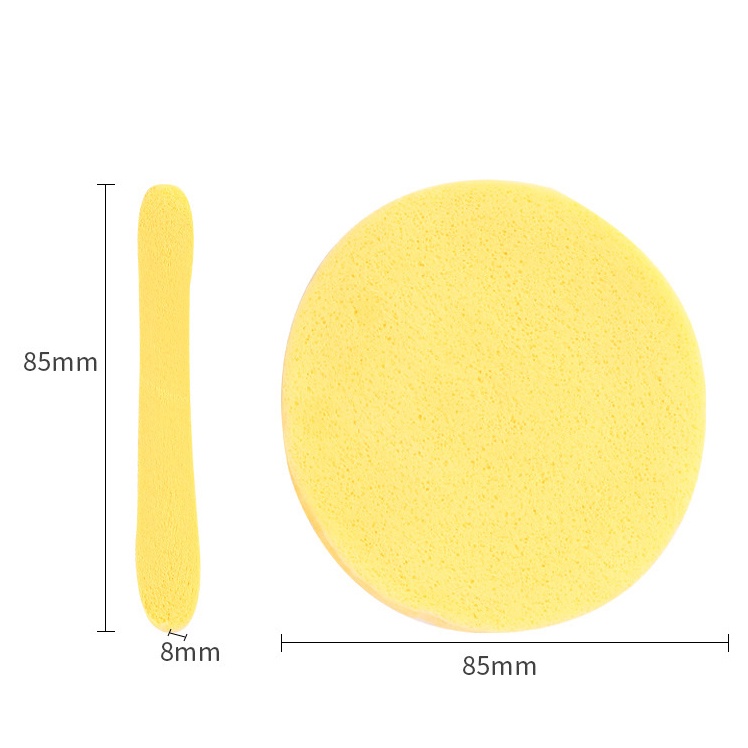 Bọt biển - Bông nở rửa mặt Chivey 12 miếng / Miếng mút rửa mặt bọt biển dạng nén Gói 12 thanh