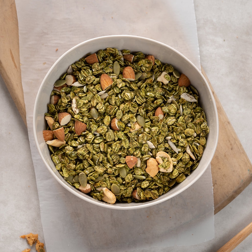 Ngũ cốc granola siêu hạt ăn kiêng 4 vị 15% yến mạch Tanu nuts, granola không đường giảm cân gym yoga 500g