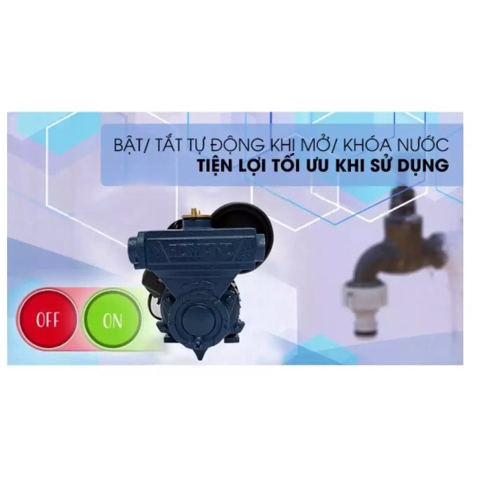Máy bơm tăng áp dùng cho tòa nhà ROMANO 150w - bơm cao tối đa 25m - Chất lượng
