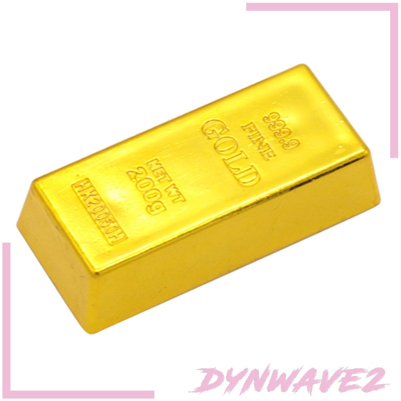 Thanh vàng giả Mô phỏng vàng Đạo cụ khăn giấy Đồ chơi trang trí bàn