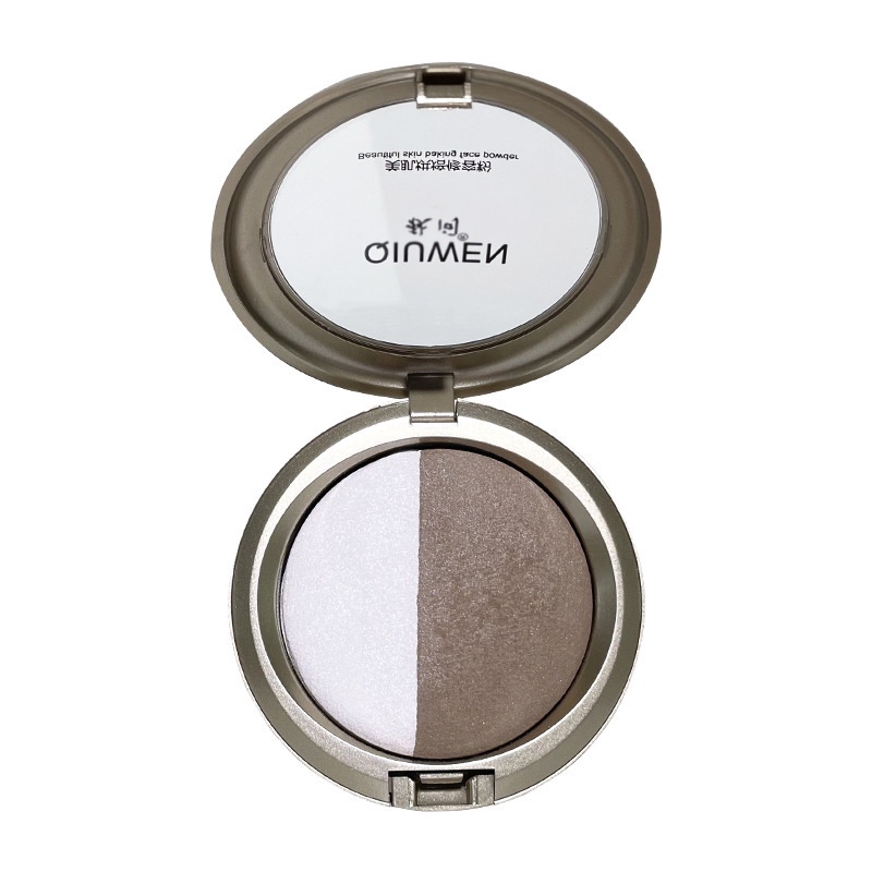 Bảng phấn tạo khối và bắt sáng hai màu