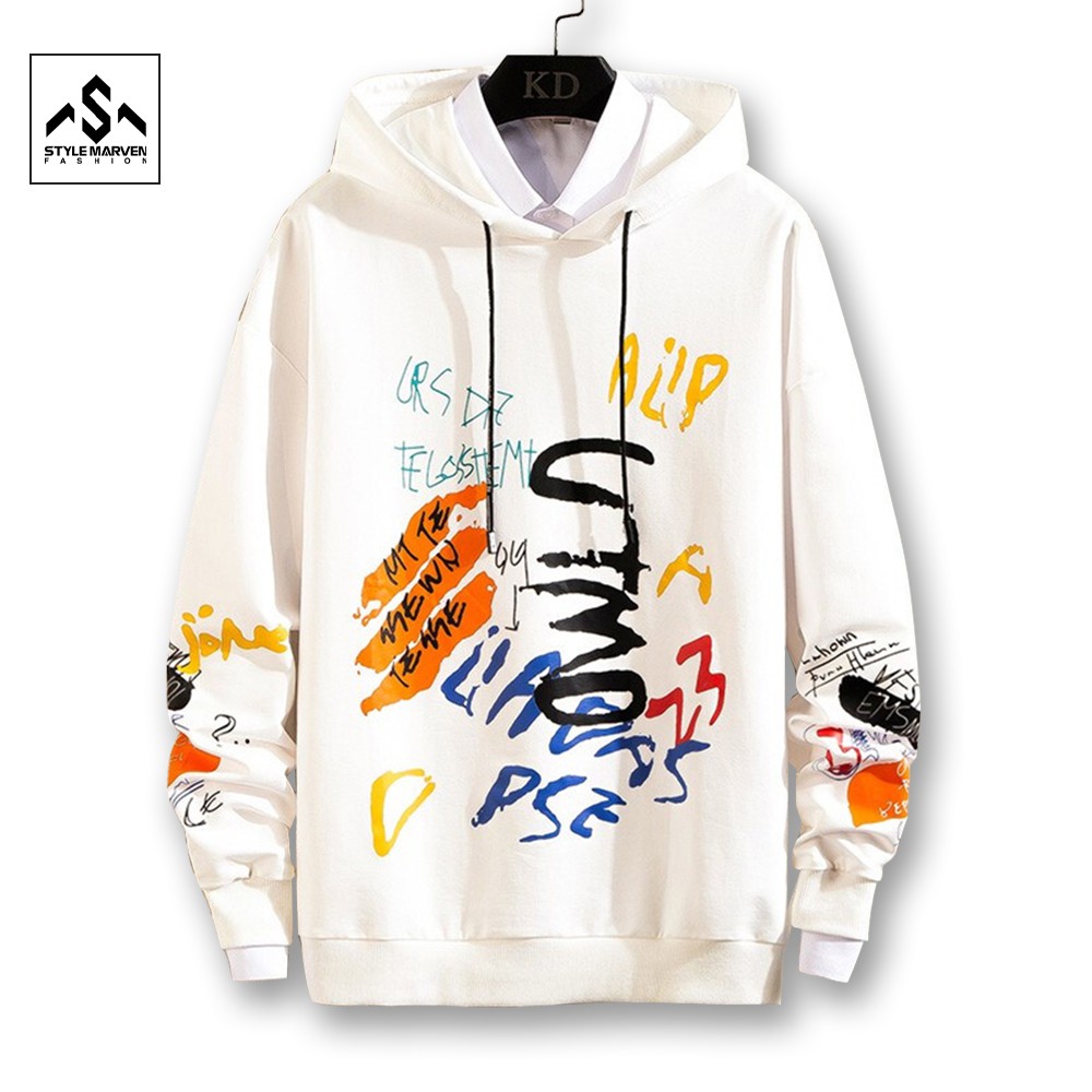 Bộ nỉ nam nữ thu đông STYLE MARVEN áo hoodie phối quần jogger trẻ trung - SET NAM 90000145