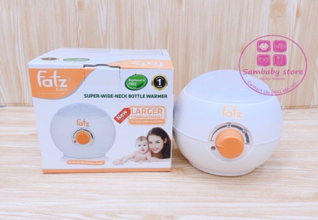 Máy Hâm Sữa Cổ Rộng Mono 3 Fatz Baby