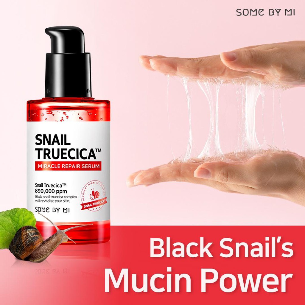 Tinh chất dưỡng da chiết xuất ốc sên Some By Mi Snail Truecica Miracle Repair Serum