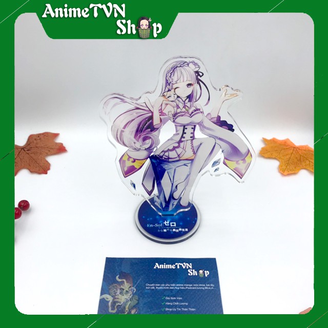 Tượng Mica Standee anime/manga Re:Zero kara Hajimeru Isekai Seikatsu - Nhựa Cứng Acrylic In nhiều chi tiết sắc nét