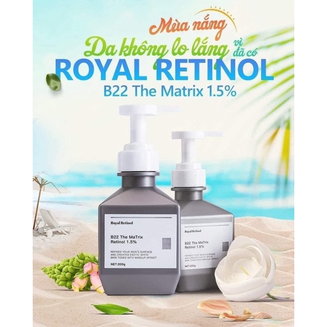 Kem Body Royal Retinol B22 The Matrix, Kem Body Trắng Da B22 MẪU MỚI [CHÍNH HÃNG]