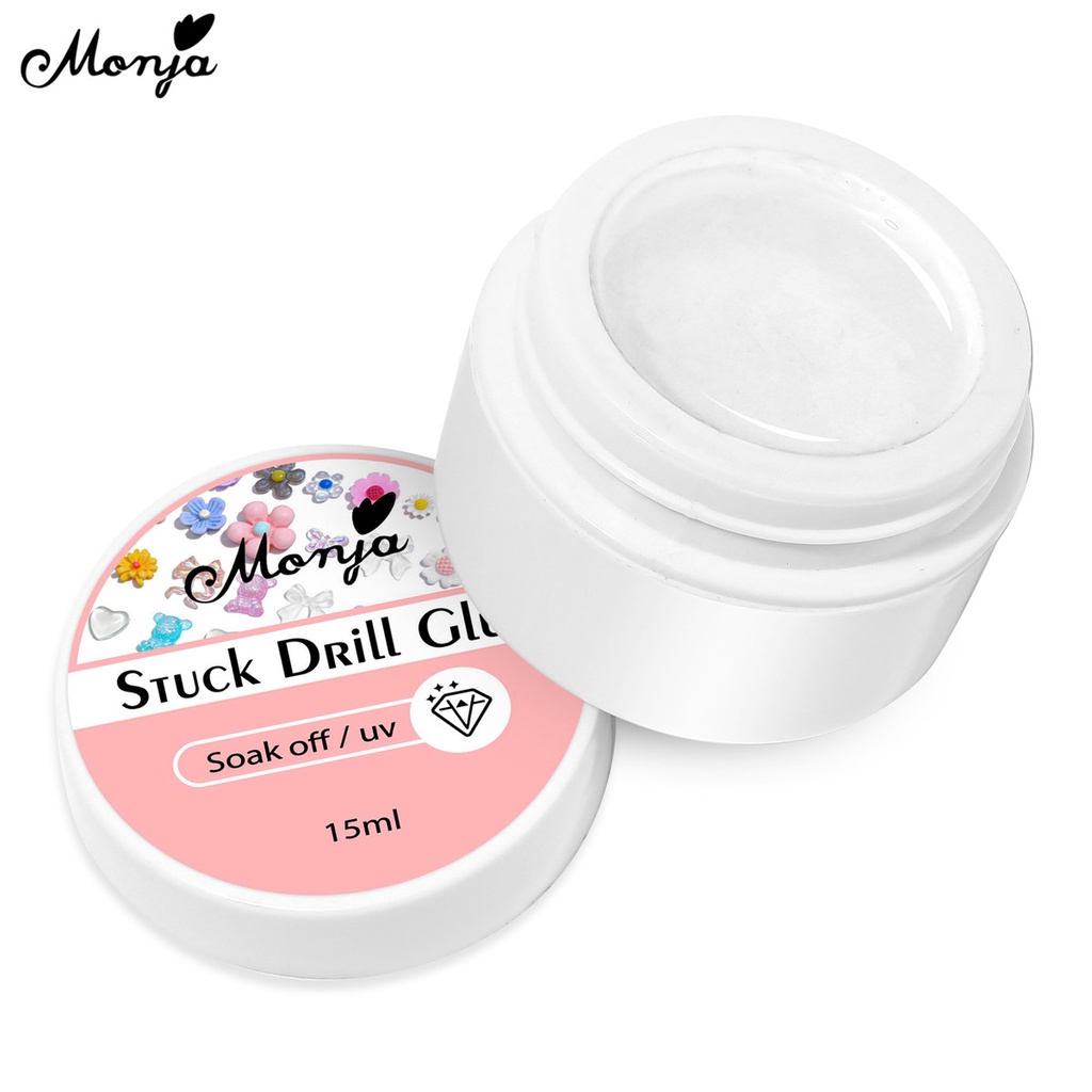 MONJA Keo 15ml Dán Trang Trí Móng Tay Nghệ Thuật DIY