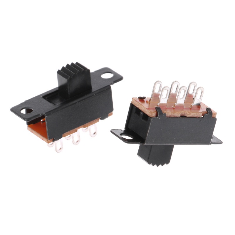 Set 10 Công Tắc Gạt Tắt / Mở 2 Vị Trí SS22F32 6 Chấu DPDT On / On Mini 0.5A