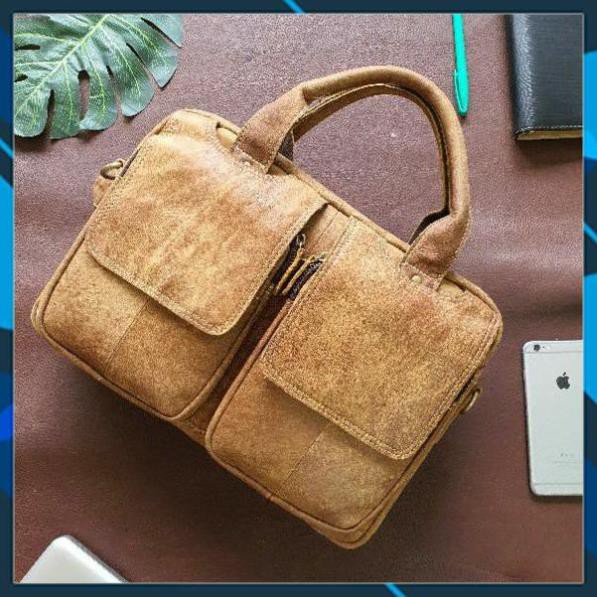 [Da thật] Túi công sở da bò thật 13" CD109B - 100% da bò thật BH 3 năm