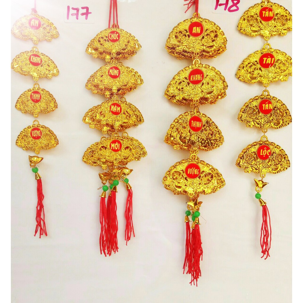 QUẠT TỨ QUÝ TRANG TRÍ TẾT - NK177.8.9