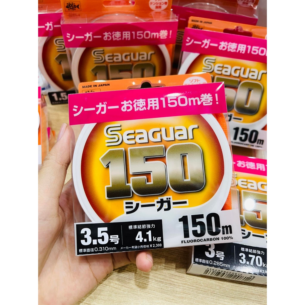 DÂY TÀNG HÌNH FLUOROCARBON SEAGUAR 150m