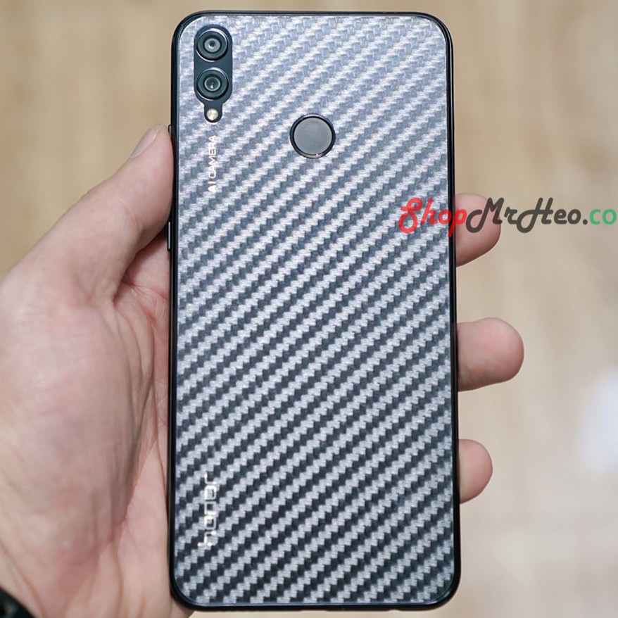 Bộ 3 Skin Dán Mặt Lưng Vân 3D Honor 8X