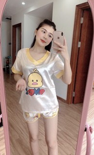 [ ẢNH THẬT ] BỘ NGỦ LỤA MẶC NHÀ