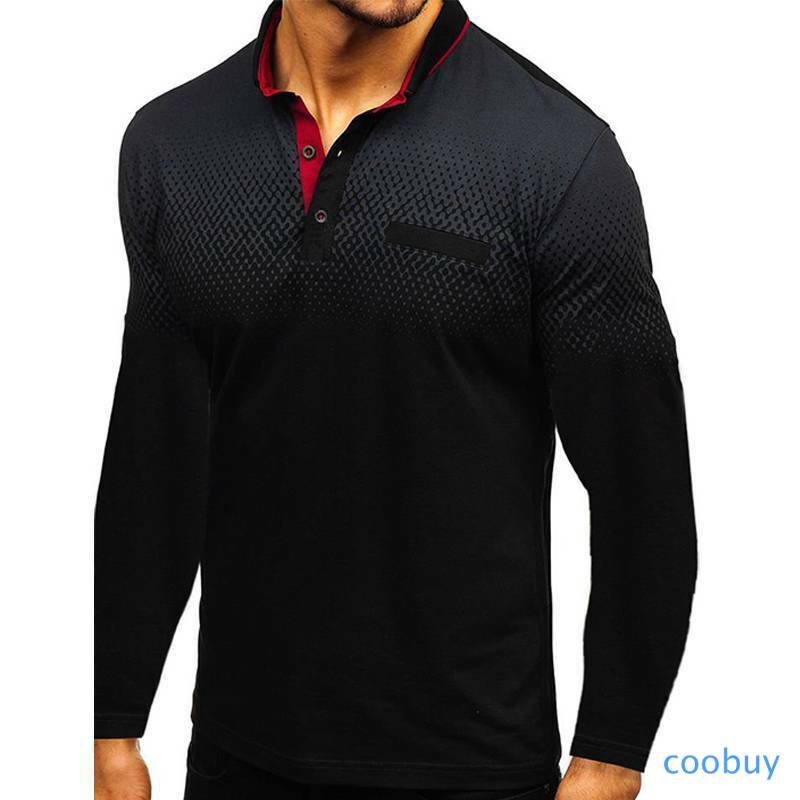 Áo Thun Tay Dài Vải Cotton Pha Thời Trang Cho Nam | BigBuy360 - bigbuy360.vn