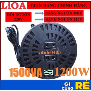 Biến áp đổi nguồn LiOA 1500VA DN015 từ 220V sang 100V/120V Cho Thiết Bị Nhật, Mỹ
