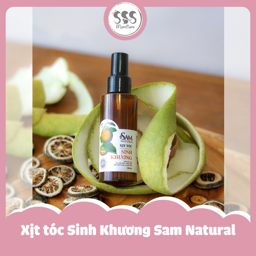 Bộ Gội - Ủ Sinh Khương Sam Natural 500ml - 8 thành phần thiên nhiên kích thích mọc tóc, giảm gãy rụng