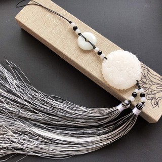 Ngọc Bội Long Phụng Cổ Phong Dây, Trang Sức Dây Tua Rua