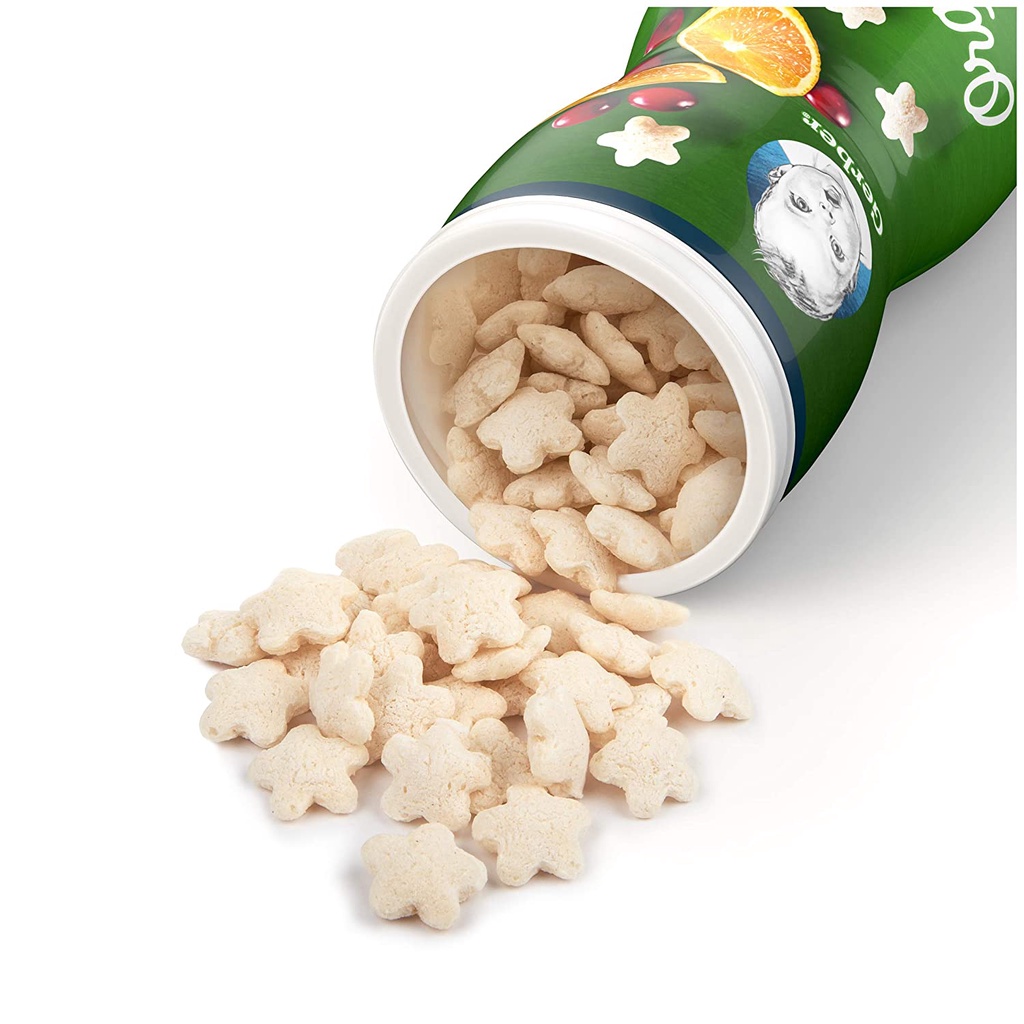 Bánh ăn dặm Gerber từ ngũ cốc (Hàng air đủ bill mua hàng) - Gerber Organic Puffs