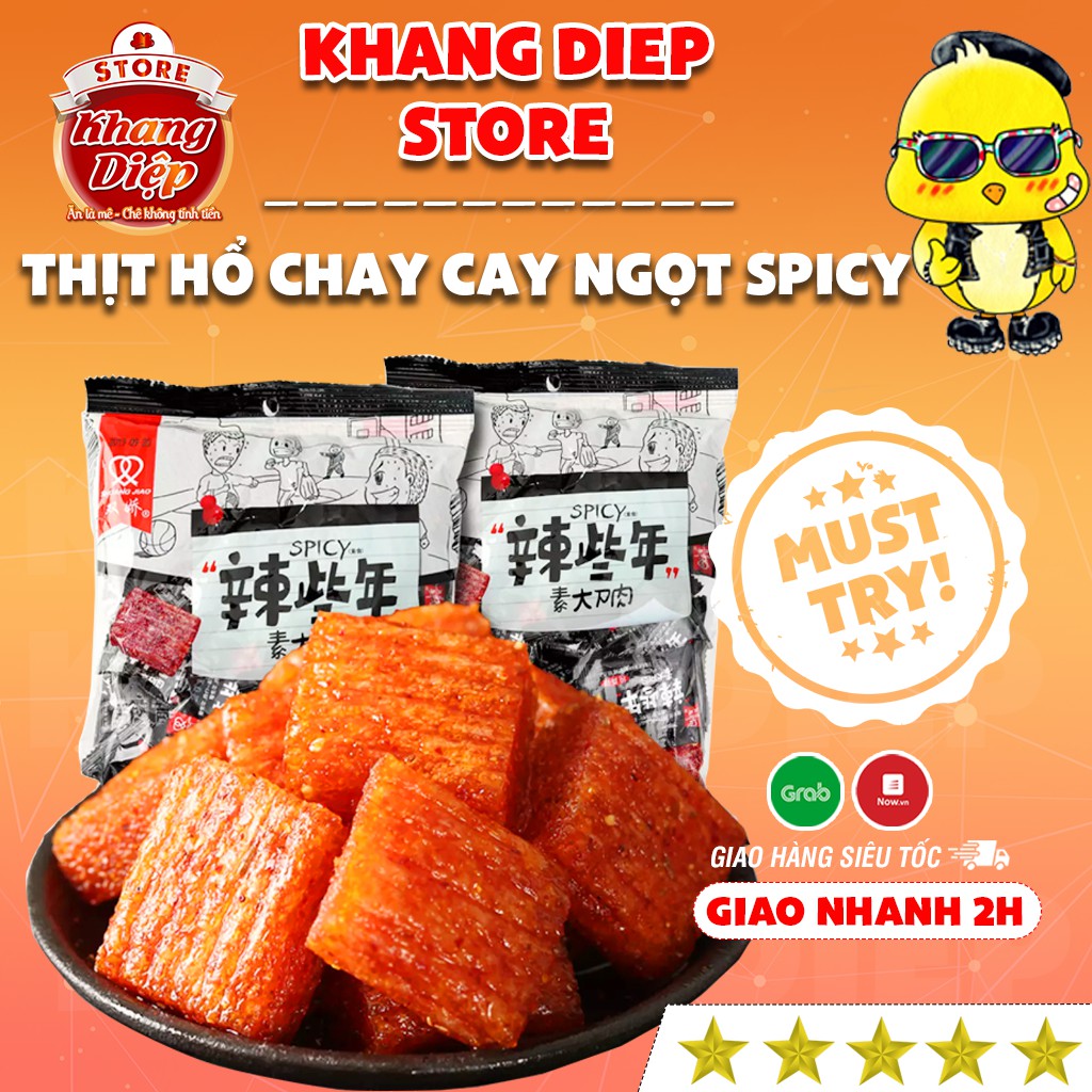 Thịt hổ chay cay ngọt spicy 250gram