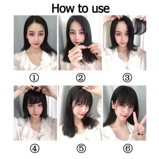 TÓC MÁI THƯA GIẢ ( ảnh thật 3 ảnh cuối)