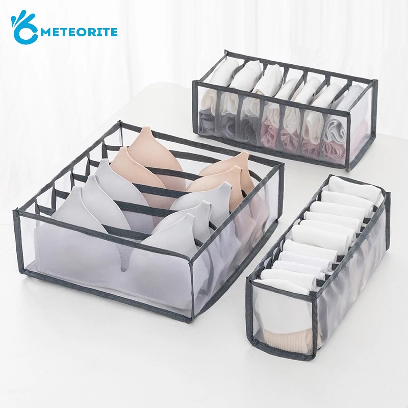 Hộp Đựng Đồ Lót/Vớ/Cà Vạt Chia Ngăn 6/ 7/ 11 Ngăn Tiện Lợi