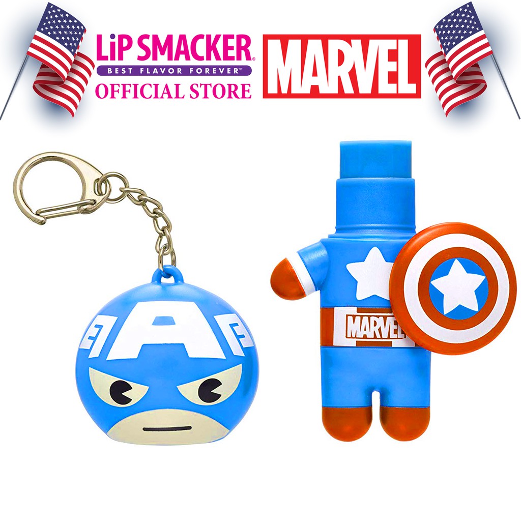 Son Lip Smacker Siêu Anh Hùng Marvel  – Đội trưởng Mỹ Captain America