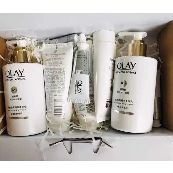 Set dưỡng thể Olay B3 250ml + kem tay 10ml