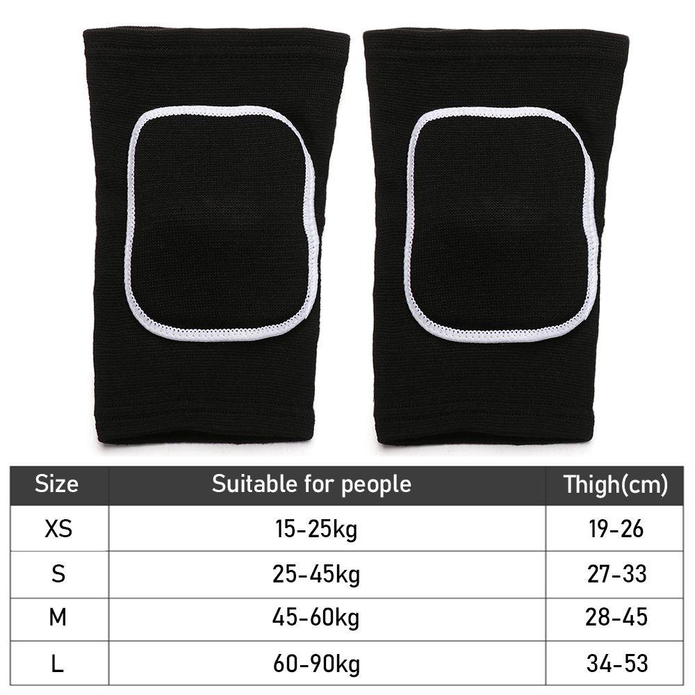 MUVAKO 1 Cặp Đệm Bảo Vệ Đầu Gối Khi Chơi Thể Thao / Bóng Chuyền / Bóng Rổ