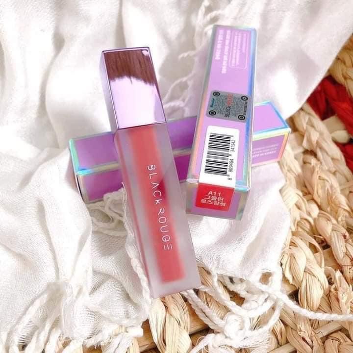 Son Kem Lì Hàn Quốc BlackRouge Air Fit Velvet Tint Mood Filter A11 Tanned Camellia - Đỏ hồng đất