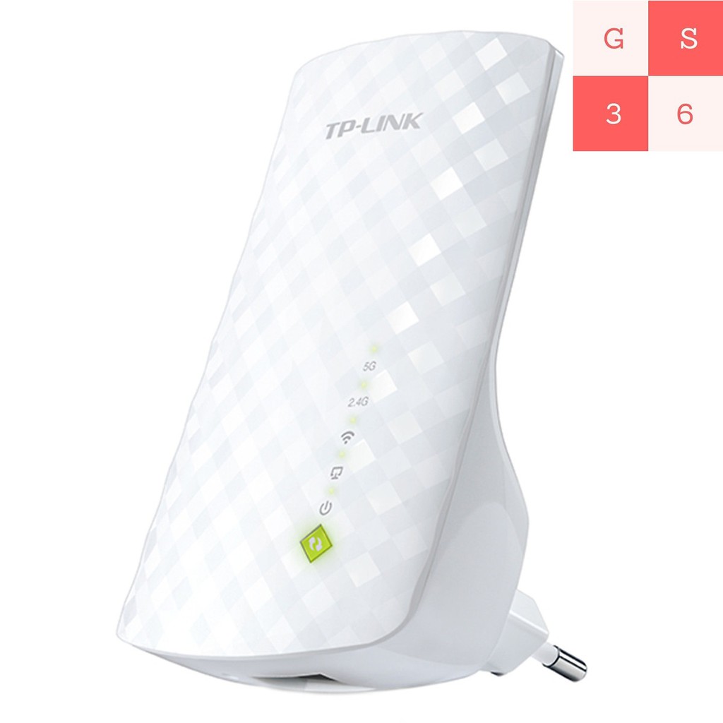 Bộ Kích Sóng, Mở rộng sóng Wifi Repeater Băng Tần Kép AC750 TP-Link RE200 - Hàng Chính Hãng