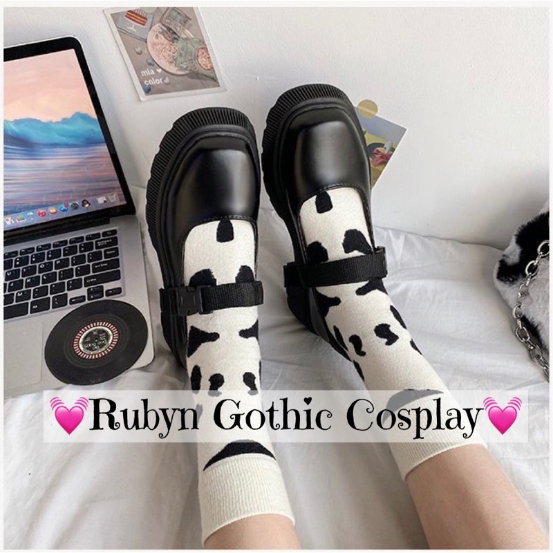 [NEW]  Giày Lolita Oxford quai bấm mũi vuông mẫu mới 2021 BÓNG và NHÁM ( Size 35 - 39 )