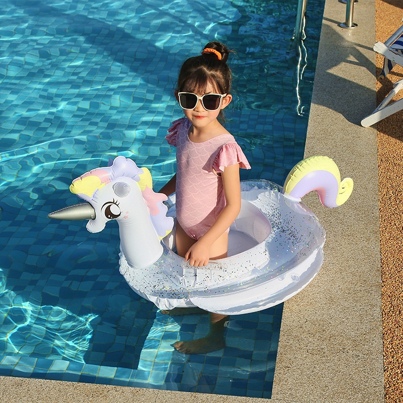 Phao Bơi Trẻ Em Có Đế Ngồi Và Tay Cầm Phao Thiên Nga Phao Cho Bé Phao Bơi Cho Bé