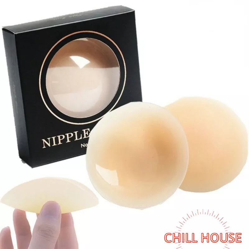 Hộp 1 đôi dán ngực silicon tự thân sinh nhiệt tàng hình - CHILL HOUSE
