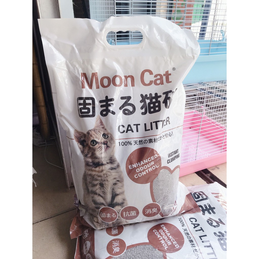 Cát Nhật Trắng 8l cho mèo Moon Cat ⚡CHỈ 1 NGÀY⚡ MÙI CAFE - PET&amp;JOI