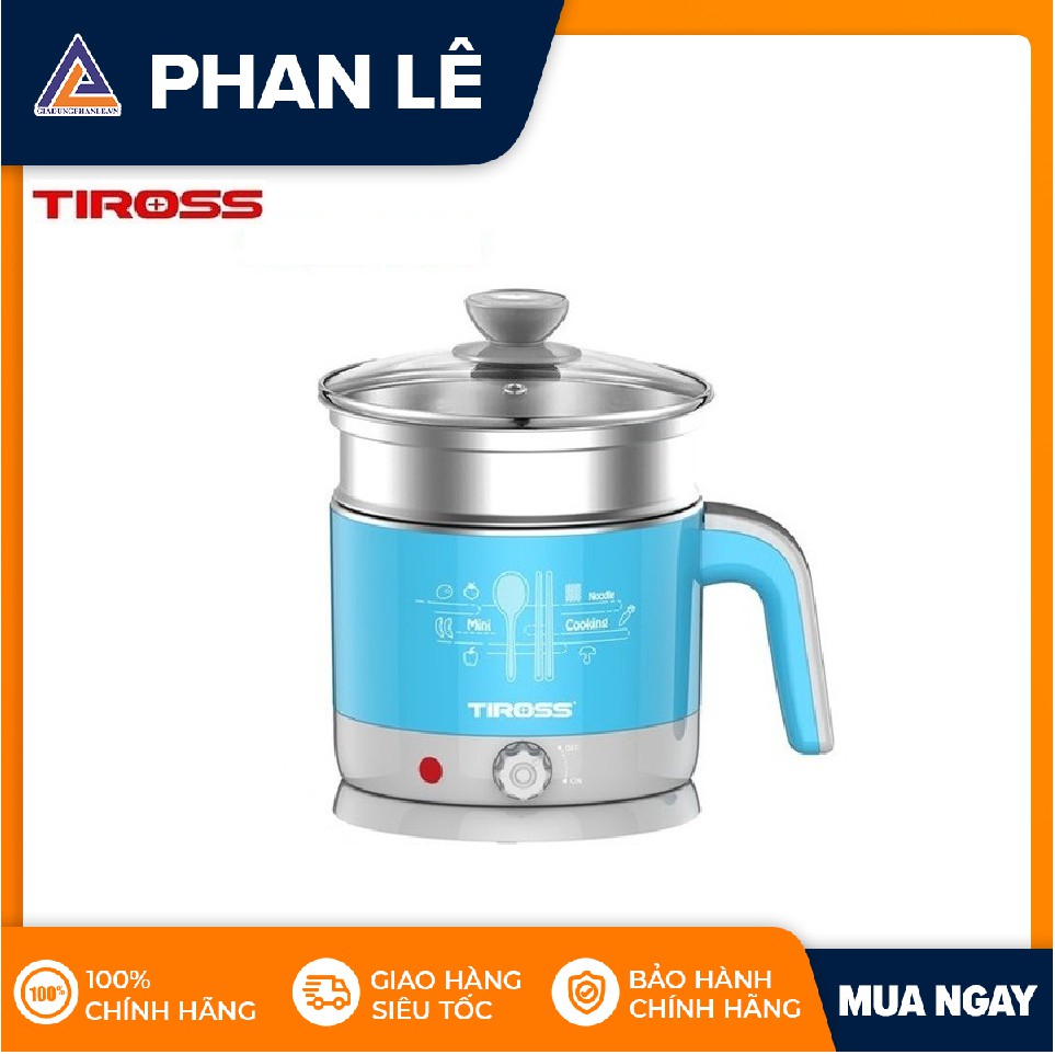 [Mã ELHADEV giảm 4% đơn 300K] Ấm đun nước đa năng Tiross TS1366-xanh