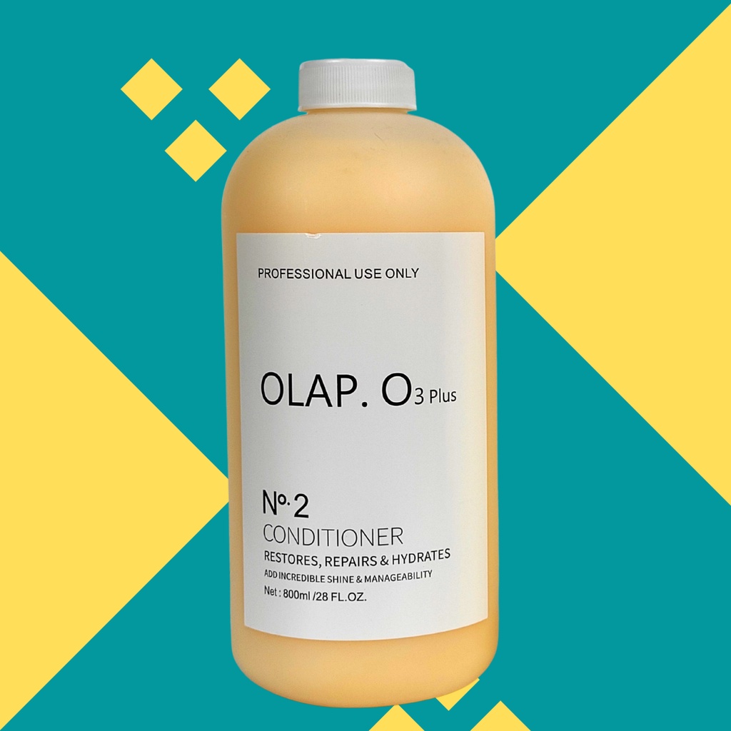 Dầu Gội Đầu Olap O3 plus Keratin Hoàn Hình Xả Siêu Mượt Lưu Hương 800ml MPQO