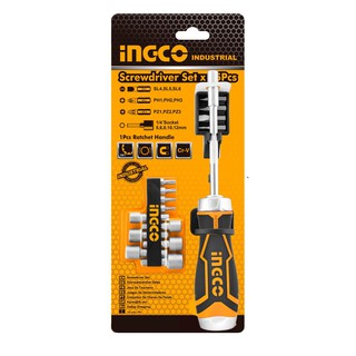 Bộ tuốc nơ vít đa năng 15 chi tiết ingco akisd1508