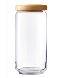 Hũ thuỷ tinh nắp gỗ 1000ml - ocean