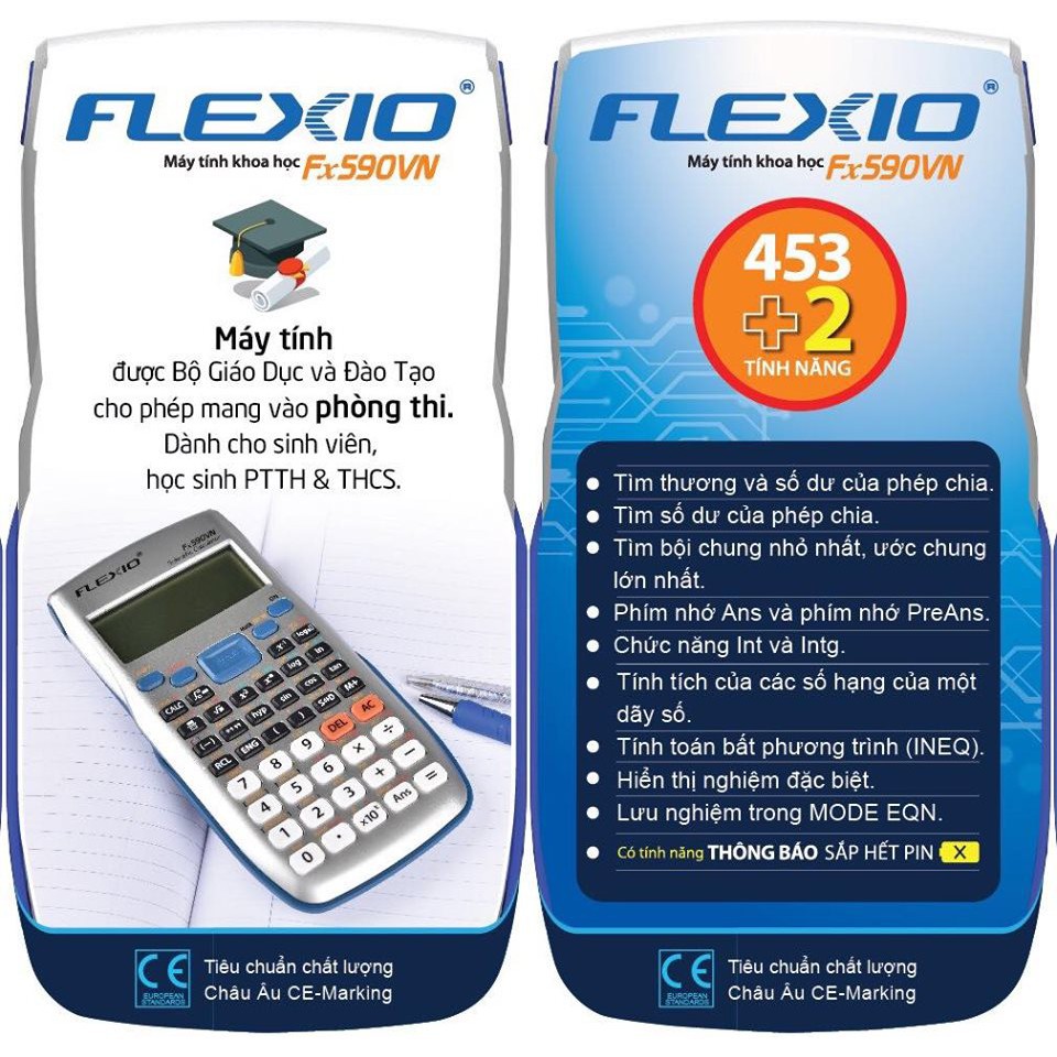 Máy tính khoa học Thiên Long FLEXIO Fx590VN