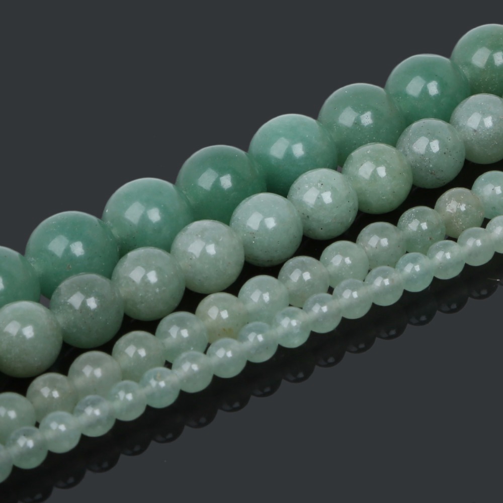 Chuỗi Hạt Đá Tròn 4 6 8 10mm Tự Làm Vòng Tay / Dây Chuyền