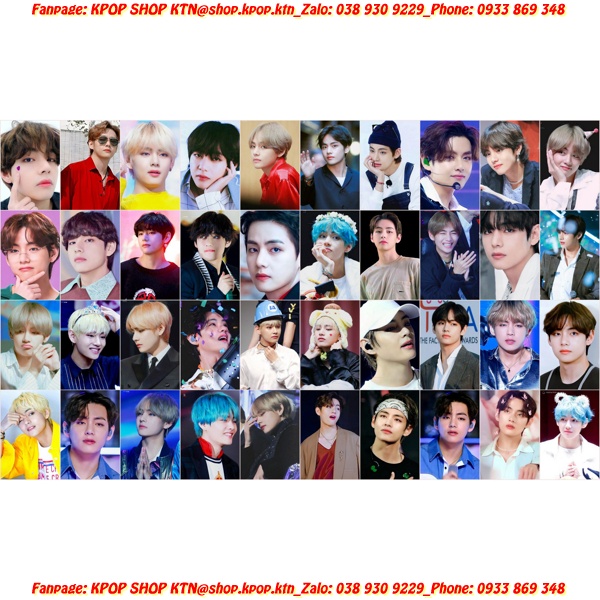 SÉT CARD BO GÓC V BTS