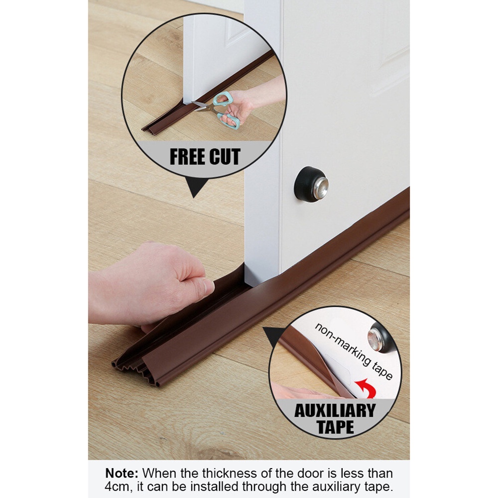Nẹp dán niêm phong cửa bằng pvc cách âm chống bụi 96cm