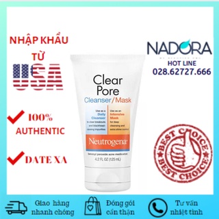 Sữa Rửa Mặt - Neutrogena Clear Pore Cleanser Mask