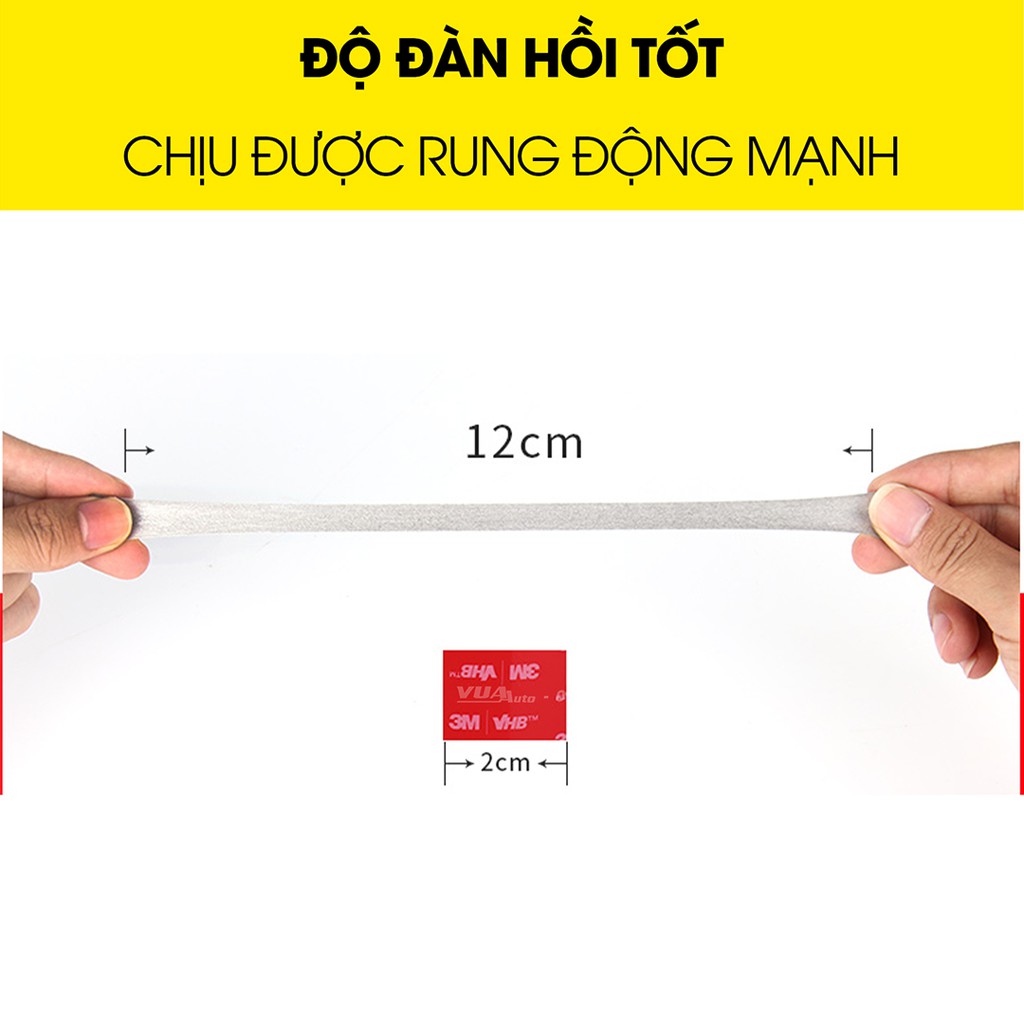 Băng dính 3M 2 mặt băng keo siêu dính cường lực chính hãng tiện lợi dán tường vật dụng xe ô tô bóc ra không để lại vết