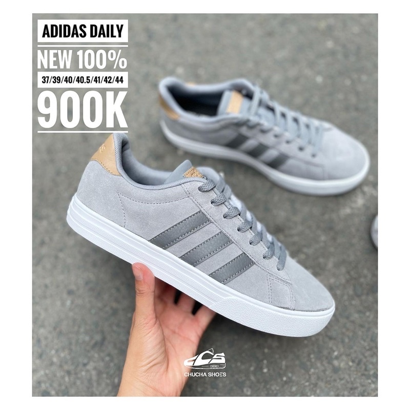 Adidas Daily Đế Bằng New 100%