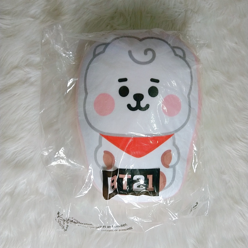 Gấu Bông - Standing doll BT21 Xmas ver 2019 - RJ cushion Nara Home Deco - Cuốn rèm cửa sổ