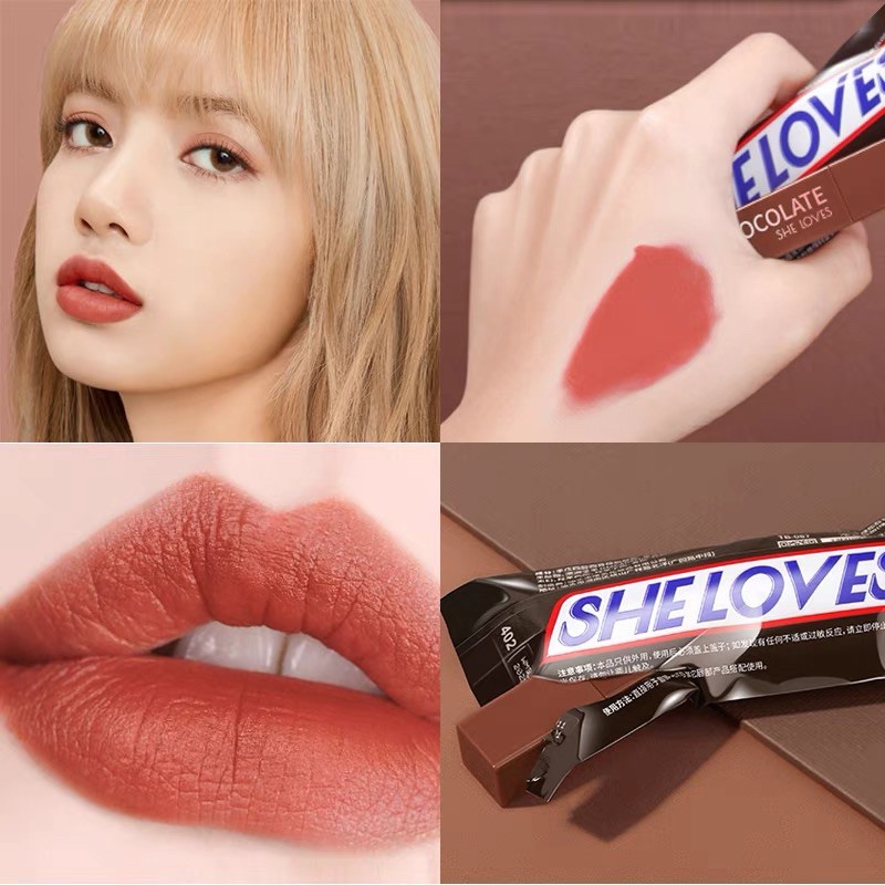 [Mã INCUBACK1416 hoàn 20K xu đơn 50K] Son Kem Mềm Mịn Như Nhung, Lâu Trôi, Chống Thấm Nước Silky Chocolate Lip Gloss